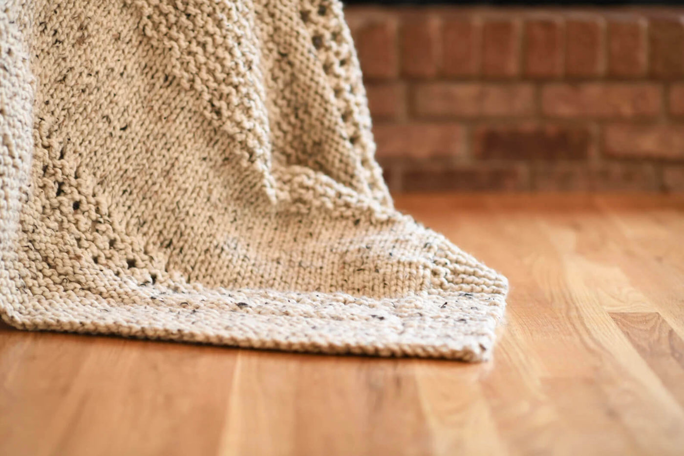 Easy Fall Cuddler Throw Blanket Knitting Pattern