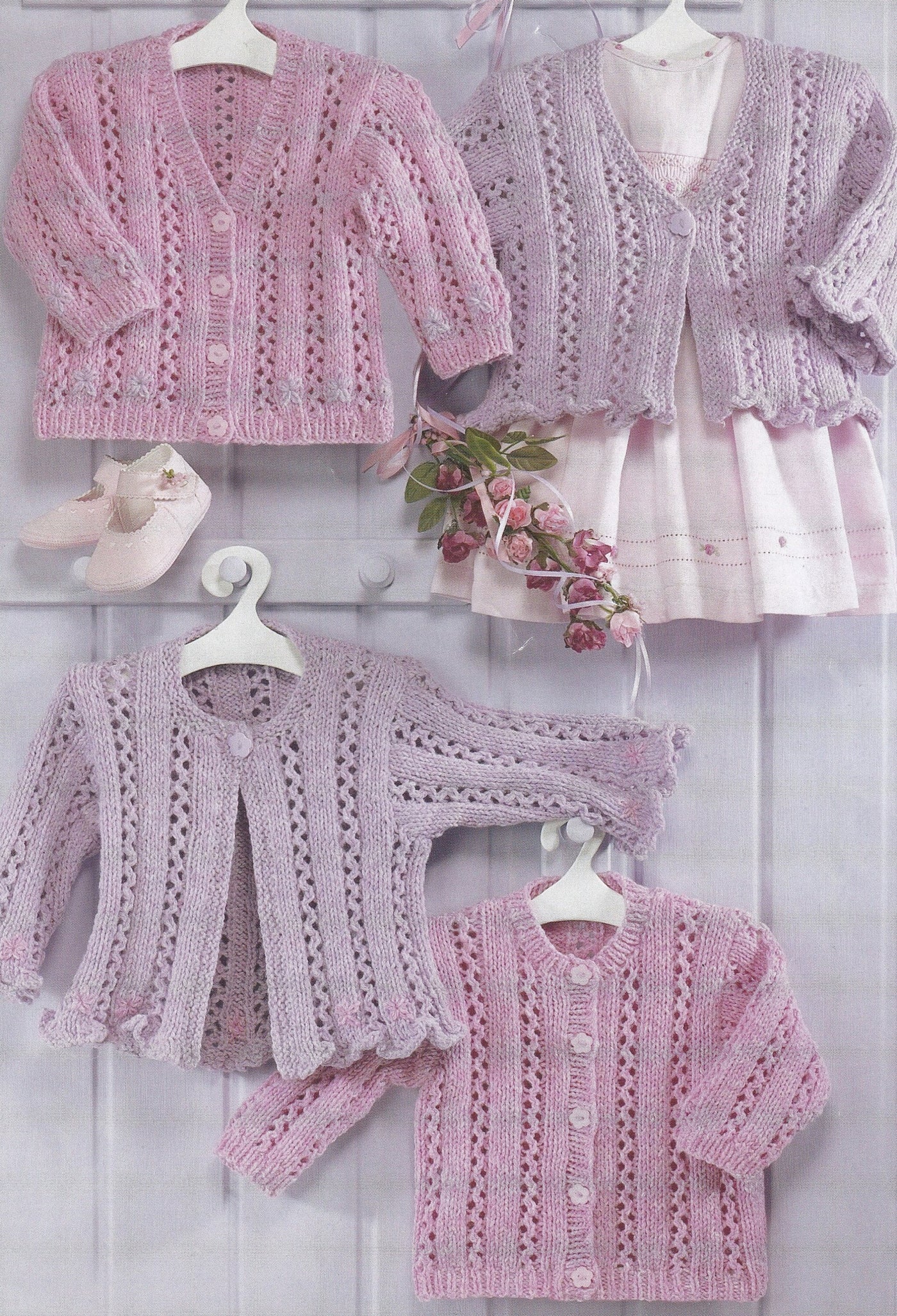 Ladylike Baby Cardigan Knitting Pattern