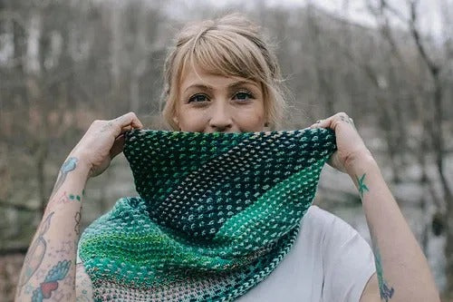 Beginner-friendly Statement Cowl Knitting Pattern