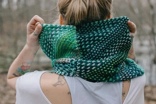 Beginner-friendly Statement Cowl Knitting Pattern