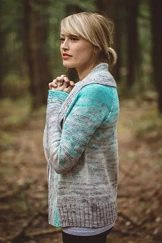 Fade-Friendly Open Cardigan Knitting Pattern