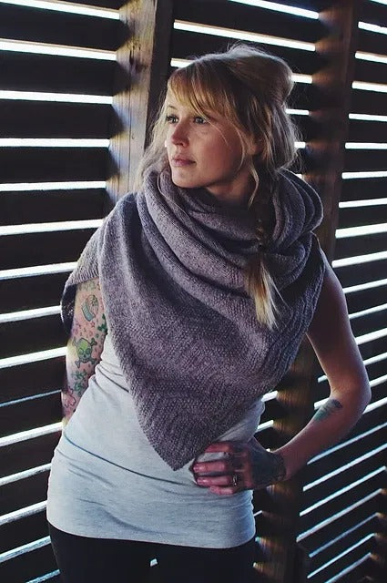 Lightweight Multi-Way Shawl Knitting Pattern