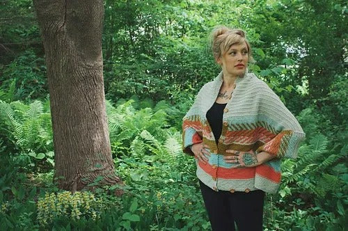 Convertible Worsted Shawl Knitting Pattern