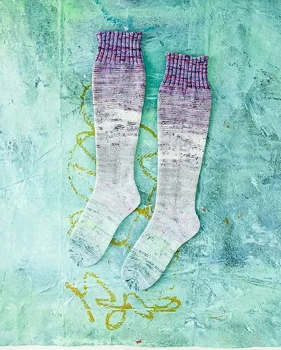 Pom-pom Quarter Socks Knitting Pattern
