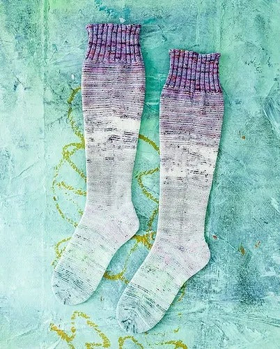 Pom-pom Quarter Socks Knitting Pattern