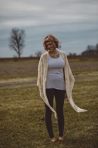 Ethereal Fade Triangle Shawl Knitting Pattern