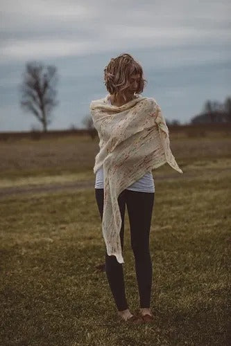 Ethereal Fade Triangle Shawl Knitting Pattern