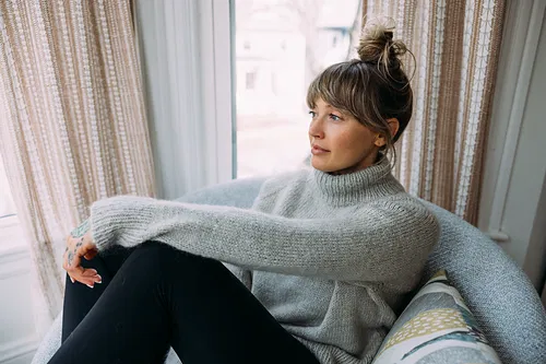Comfort-Fit Top-Down Sweater Knitting Pattern