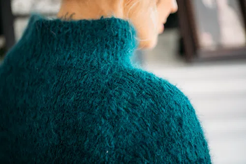 Comfort-Fit Top-Down Sweater Knitting Pattern