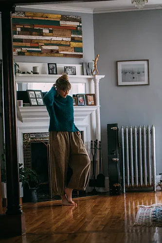 Comfort-Fit Top-Down Sweater Knitting Pattern