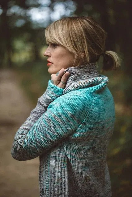 Fade-Friendly Open Cardigan Knitting Pattern