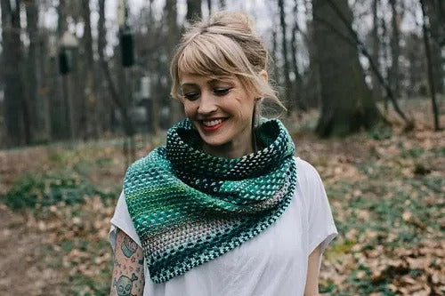 Beginner-friendly Statement Cowl Knitting Pattern